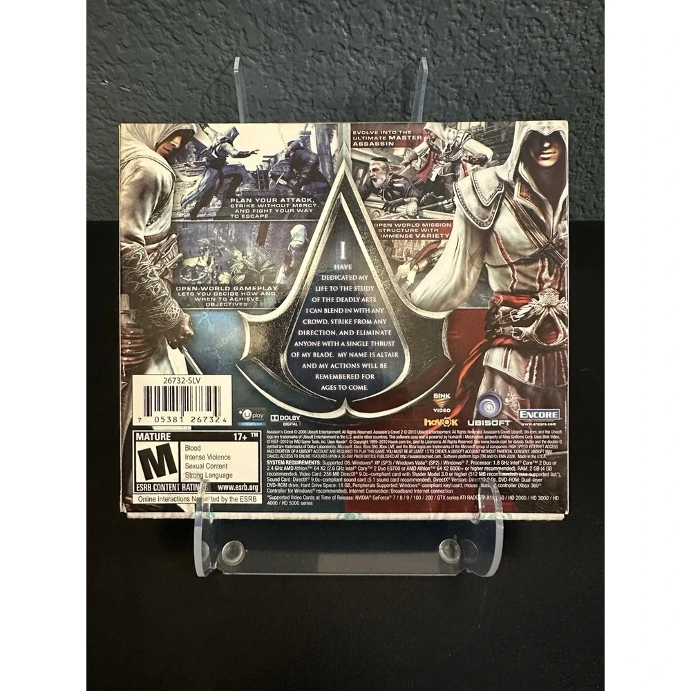 Assassin's Creed‎ 1 & 2 Ultimate Collection PC Video Game sealed brand new BNIB